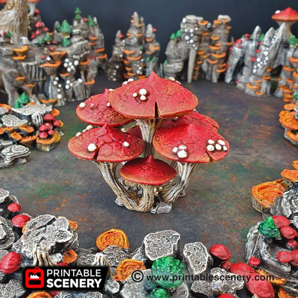 Magic Mushroom Cluster