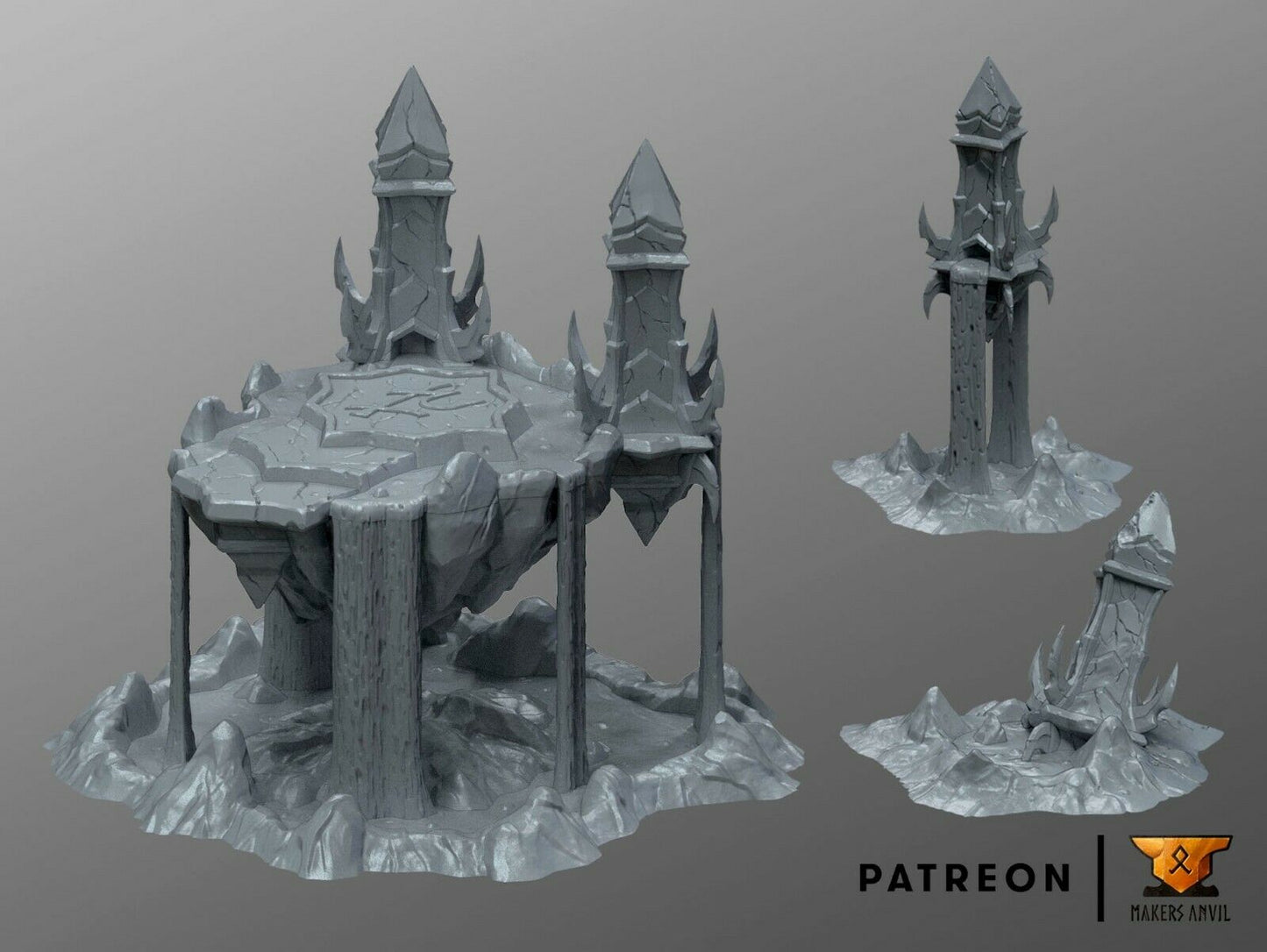 Dark Elves Corruption Island & Pillars