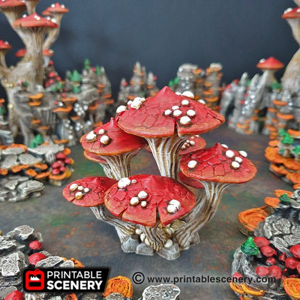 Magic Mushroom Cluster