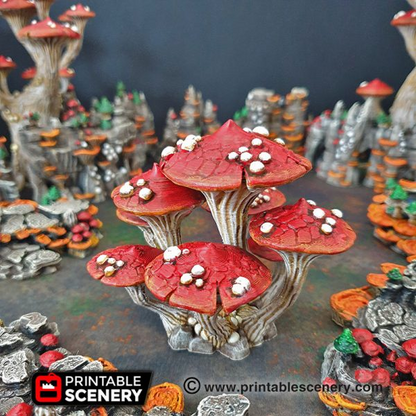 Magic Mushroom Cluster