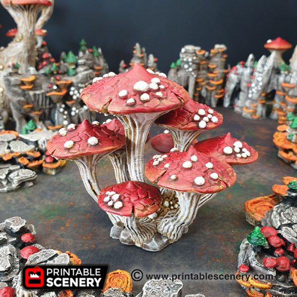 Magic Mushroom Cluster