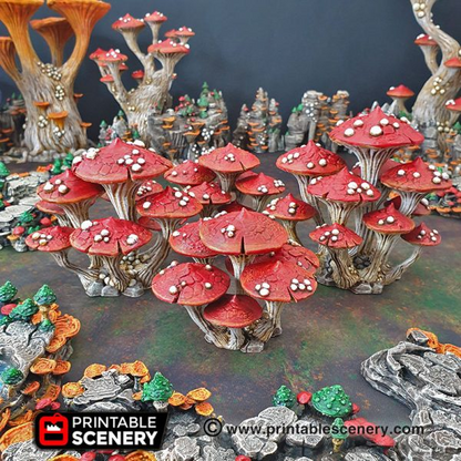 Magic Mushroom Cluster